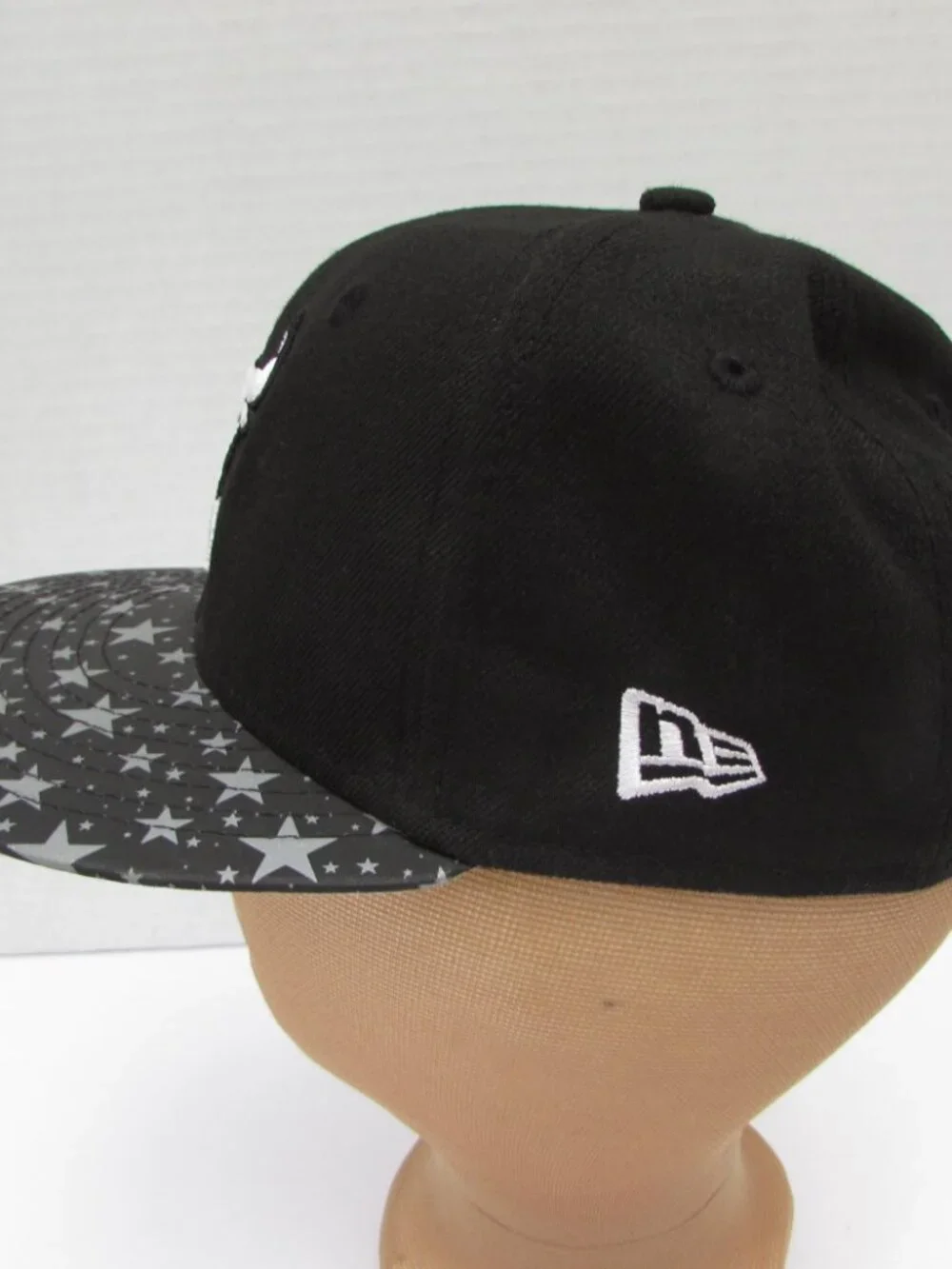 Chicago Bulls Windy City New Era Youth Snapback Hat 9FIFTY Black Silver Stars